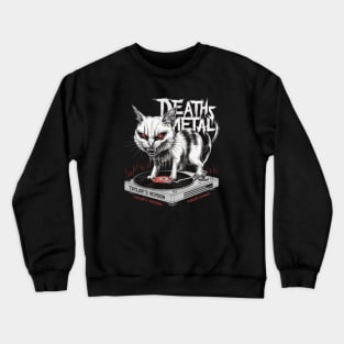 taylors cat version death metal Crewneck Sweatshirt